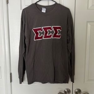 Hard Letter Tri Sigma t-shirt